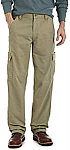Wrangler Authentics Men's Twill Relaxed Fit Cargo Pant $12