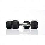 2-Pack Tru Grit Fitness Black Rubber Hex Dumbbell (10-Lbs) $10