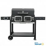 Kenmore 32-inch Smart Charcoal Grill with Bluetooth Meat Thermometer $197