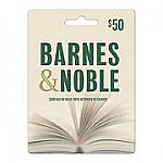 Barnes & Noble $50 Gift Card $40