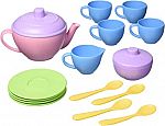 17-Pc  Green Toys Tea Set $8.47