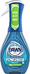 16-oz Dawn Platinum Powerwash Dish Spray Dish Soap (Apple) $3.25