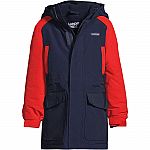 Lands End Kids Squall Fleece Lined Waterproof Insulated Winter Parka $19 and more