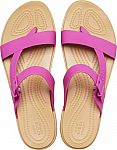 Crocs Women's Tulum Toe Post Sandals $15