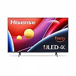Hisense 58" ULED U6 Series Quantum Dot QLED 4K UHD Smart Fire TV $350