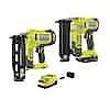 RYOBI ONE+ 18V Cordless 18-Gauge AirStrike Brad Nailer Kit + 16-Gauge AirStrike Finish Nailer $229
