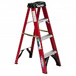 Werner FS200 Fiberglass 4-ft Type 2- 225 lbs. Capacity Step Ladder $30