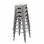 Amazon Basics Metal Bar Stools 30", Set of 4 $41.25