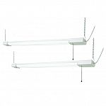 Hyper Tough 4500 Lumen Linkable LED Shop Light with Motion 2PK $19