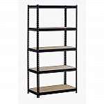 Muscle Rack 5-Tier Steel Shelving Unit, 36" x 18" x 60" $49