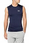 Under Armour Men's HeatGear Compression Sleeveless T-Shirt $9.07