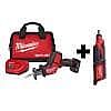 Milwaukee M12 FUEL Brushless HACKZALL and Rotary Tools + Free Tool $179