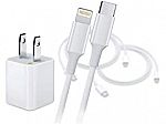 Apple Lightning to USB-C Cable (1M) 1-Pk $14, 2-Pk $22