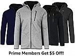 2PK Men's & Women's Sherpa Hoodies $25 (Prime Members)