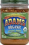 16-oz Adams Organic Crunchy Peanut Butter $3.15