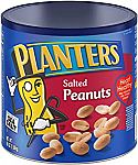 Planters Salted Peanuts (56 oz Canister) $6.45