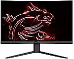MSI 24" FHD 1500R Curved Gaming Monitor (Optix G24C4) $129.99