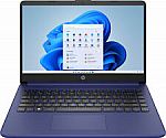 HP 14-dq0035dx 14" HD Laptop (N4020 4GB 64GB Blue) $169.99