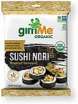 gimMe Organic Roasted Seaweed Restaurant-style Sushi Nori Sheets 0.81 Ounce $2.39