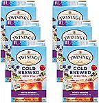 6-Pk 120-Ct Twinings of London Mixed Berries Cold Brewed Iced Tea Bags $10