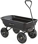 (Back) Gorilla Carts GOR4PS Poly Garden Dump Cart $73