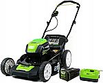 Greenworks Pro 80V 21" Push Lawn Mower + 4Ah Battery + Charger $238