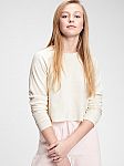 Gap Teen Cropped Waffle-Knit Shirt $1.50 + Free Shipping