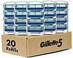 20-Count Gillette 5 Men's Razor Blade Refills $22.06