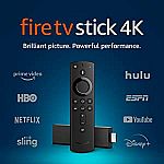 Amazon Fire TV Stick 4K streaming device $24.99