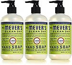 3-Pk 12.5-oz Mrs. Meyer's Clean Day Liquid Hand Soap (Lemon Verbena $8.95