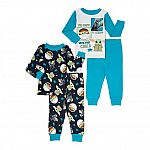4-Pc. Character Kids' Pajama Sets $7 and more