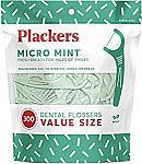 300-Ct Plackers Micro Mint Dental Floss Picks $5.24