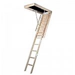 Werner 10' x 25" Wood Attic Ladder (250-lb Capacity) $102