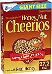 27.2-Oz Honey Nut Cheerios Cereal $3.75