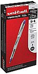 uni-ball Vision Elite Rollerball Pens, Bold Point (0.8mm), Purple, 12 Count $6