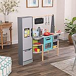 KidKraft Alexa Enabled 2-in-1 Wooden Kitchen & Market w/ 105+ Accessories $82.65
