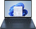 HP Spectre 2-in-1 16" 3K+ Touch-Screen Laptop (i7-11390H 16GB 512GB 32GB Optane) $1300