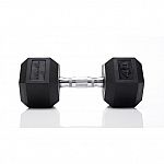 40-lbs Tru Grit Fitness Hex Rubber Dumbbell $24
