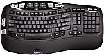 Logitech K350 Wireless Wave Ergonomic Keyboard $26