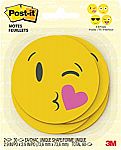 60-Count Post-it Printed Notes Emoji designs, 4 alternating faces $2.39