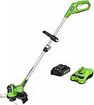 Greenworks 24V 12-Inch String Trimmer / Edger $43.99 and more