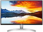 LG 27UL500-W 27” UHD Monitor $216.99