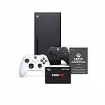 Xbox Series X, White Controller, Game Pass Ultimate Bundle with a $50 Gamestop Gift Card $649