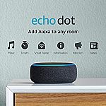 Amazon Echo Dot (3rd Gen) $18