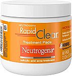 60-Count Neutrogena Rapid Clear Maximum Strength Acne Face Pads $6.30