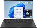 LG Gram 17Z95P Laptop 17" WQXGA Ultra-Lightweight Laptop (i7-1195G7 16GB 1TB SSD) $720