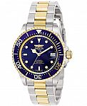 Invicta Men's Pro Diver 40mm Steel & Gold Tone Stainless Steel Automatic Watch w/ Coin Edge Bezel (89280B) $45