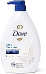34-Oz Dove Body Wash w/ Pump (Deep Moisture) $6.75