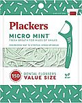 150-Ct Plackers Micro Mint Dental Floss Picks $3.24