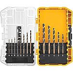 13-Pc Dewalt Oxide Coated HSS Twist Drill Bit Set $7.97